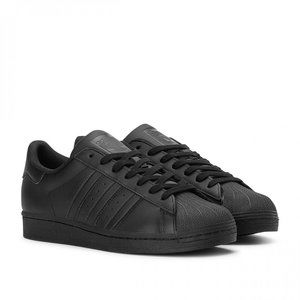 Big Kids Black Adidas Superstar Size 5 1/2